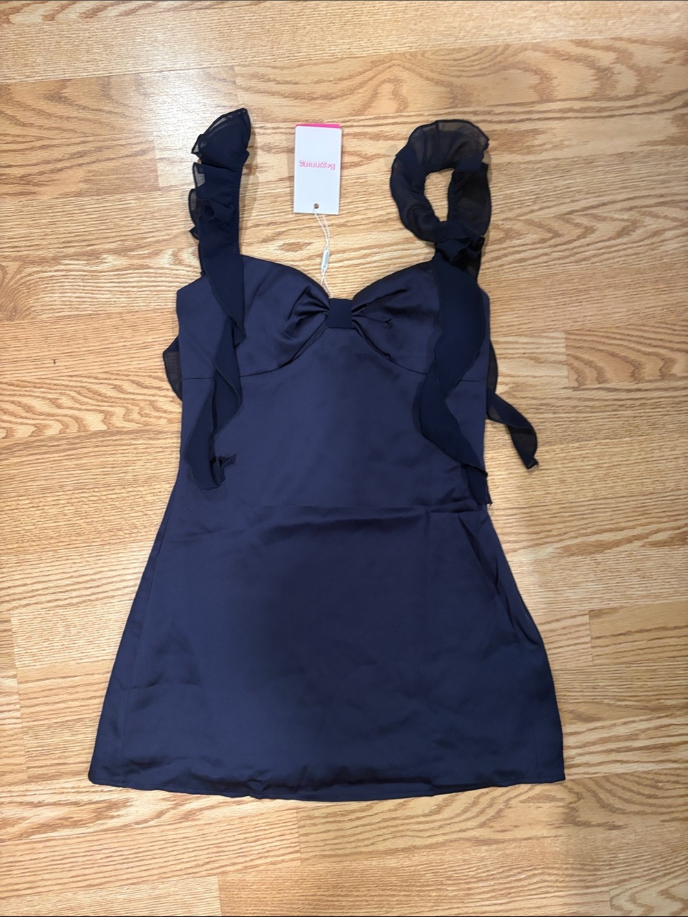NWT Beginning Boutique Homecoming Dress Navy